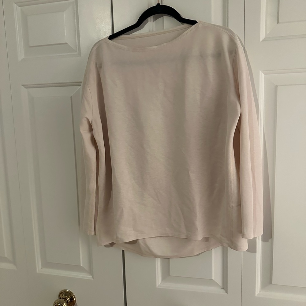 Lululemon Drapey Softstreme Off-The-Shoulder Long-Sleeve Shirt